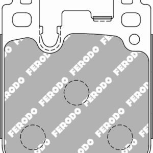 BMW Rear Ferodo Racing Brake Pads FCP4663H DS2500 2pot Brembo Calipers New