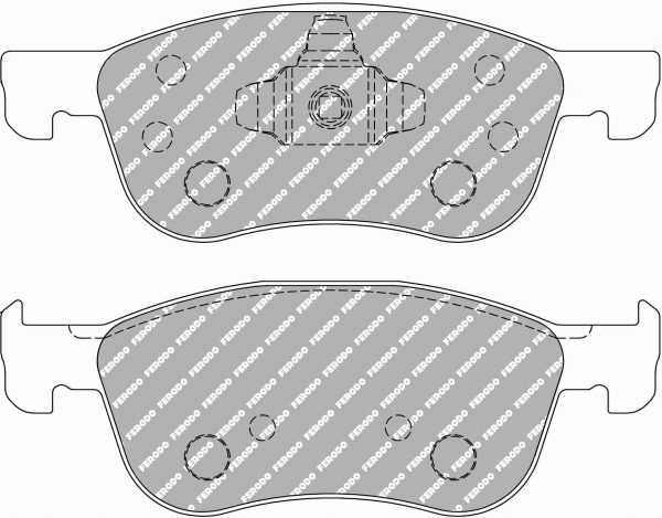Ford Fiesta St mk7 Front Ferodo Racing Brake Pads FCP4816H DS2500 New