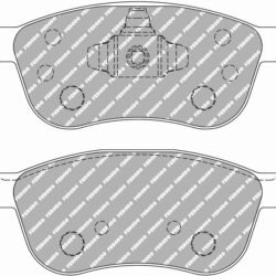 Ford Fiesta St mk7 Front Ferodo Racing Brake Pads FCP4816H DS2500 New