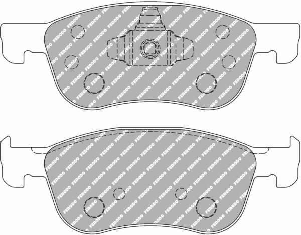 Ford Fiesta St mk7 Front Ferodo Racing Brake Pads FCP4816H DS2500 New Ford Fiesta St mk7 Front Ferodo Racing Brake Pads FCP4816H DS2500 New