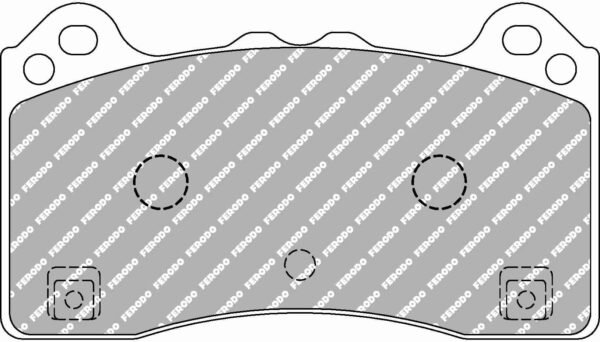 Ford Focus Rs Mk3 Front Ferodo Racing Brake Pads FCP4830H DS2500 New