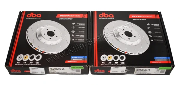 Front Audi TTRS 8J Cupra 5F DBA52842SLVS Brake Discs 370x32mm 5000 series 2-Piece