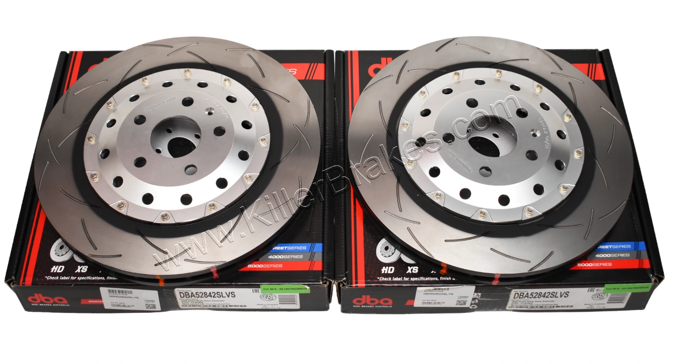 Front Audi TTRS 8J Cupra 5F DBA52842SLVS Brake Discs 370x32mm 5000 series 2-Piece