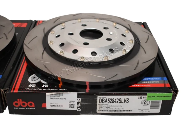 Front Audi TTRS 8J Cupra 5F DBA52842SLVS Brake Discs 370x32mm 5000 series 2-Piece