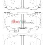 Rear DBA Brake Pads DB9022SP Ford Mustang GT 5.0 Street Performance