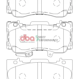 Rear DBA Brake Pads DB9022SP Ford Mustang GT 5.0 Street Performance