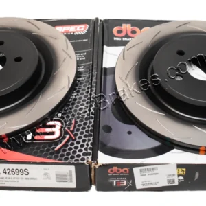 Rear Mercedes A45 AMG DBA42699S Brake Discs 330x22mm 4000 series T3 Slotted