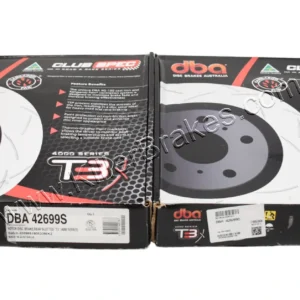 Rear Mercedes A45 AMG DBA42699S Brake Discs 330x22mm 4000 series T3 Slotted