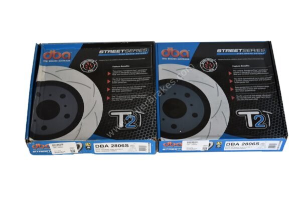 Front DBA2806S Brake Discs 312x25mm Street Series T2 Slotted New