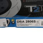 Front DBA2806S Brake Discs 312x25mm Street Series T2 Slotted New