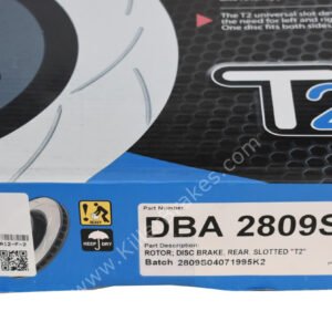 Rear DBA2809S Brake Discs 310x22mm Street Series T2 Slotted New