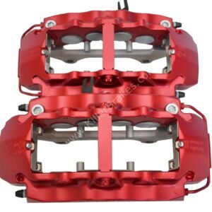 Front Audi Rs4 RS5 B8 R8 Brake Calipers 8T0615107 8T0615108 Brembo 8Pot Red anodized New