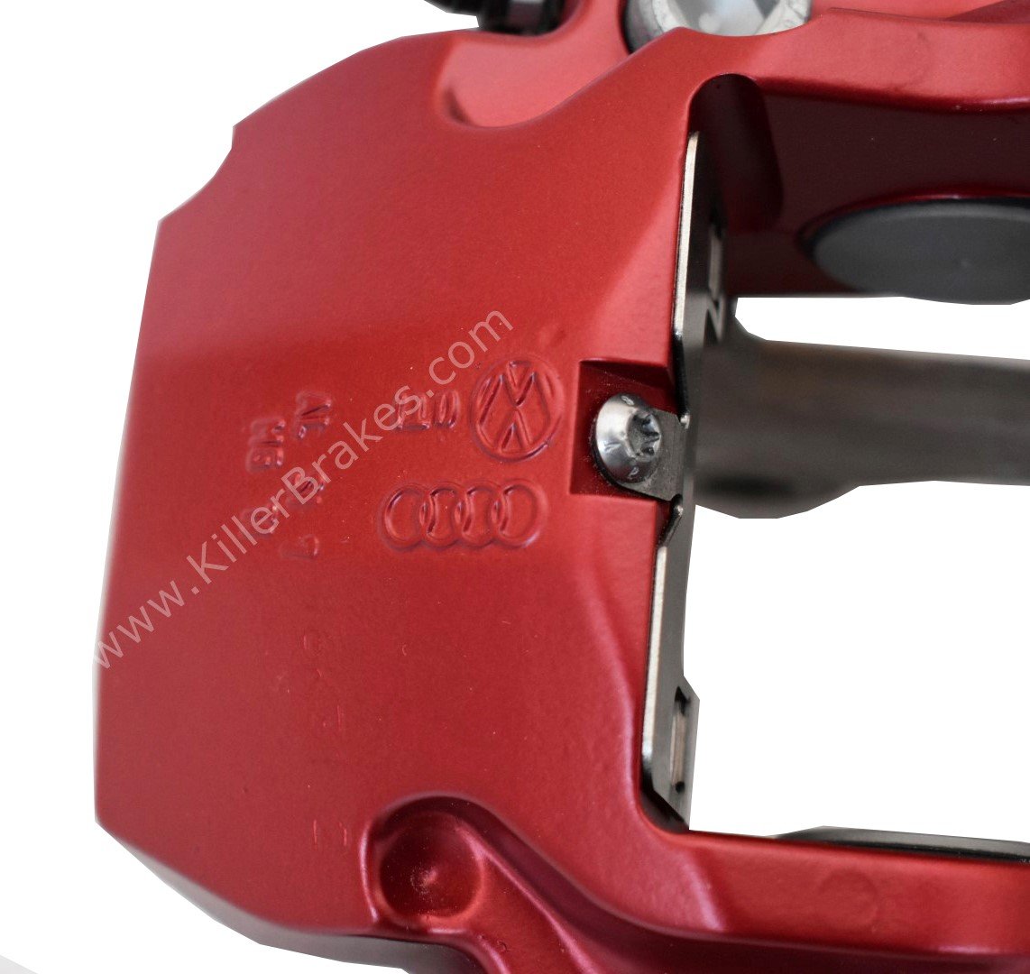Front Audi Rs4 RS5 B8 R8 Brake Calipers 8T0615107 8T0615108 Brembo 8Pot Red anodized New