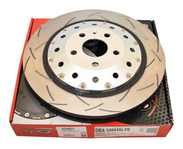 Audi Rs3 8v Sportback Brake Discs DBA 52844SLVS 370x34mm 5000 series Fully Assembled 2-Piece Clear Anodised T3