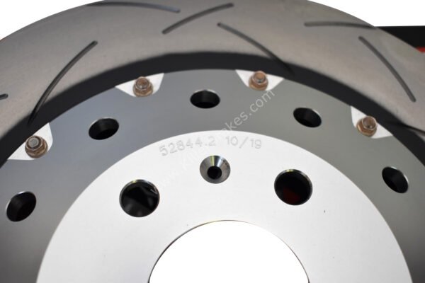 Audi Rs3 8v Sportback Brake Discs DBA 52844SLVS 370x34mm 5000 series Fully Assembled 2-Piece Clear Anodised T3