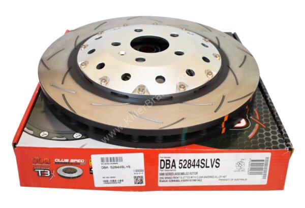 Audi Rs3 8v Sportback Brake Discs DBA 52844SLVS 370x34mm 5000 series Fully Assembled 2-Piece Clear Anodised T3