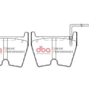 Front Audi RS3 8v TTRS 8S Rsq3 8U Brake Pads DBA DB15005XP Xtreme Performance