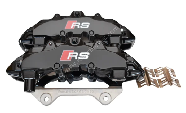 Front Audi Rs4 RS5 B8 R8 Brake Calipers 8T0615107D 8T0615108D Brembo 8Pot 20.7675.02 Black New