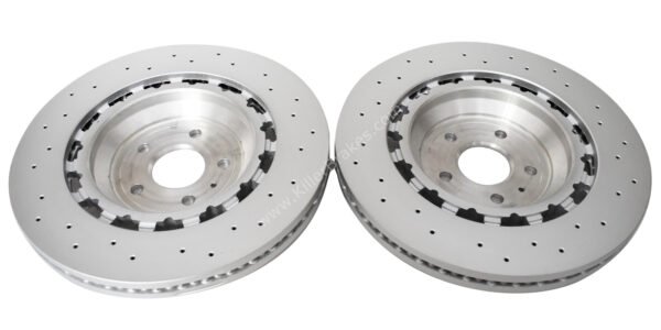 Front Audi TTRS 8S FL Brake Discs 8S0615301L 370x34mm Round NEW