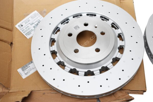 Front Audi TTRS 8S FL Brake Discs 8S0615301L 370x34mm Round NEW