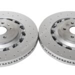 Front Audi TTRS 8S FL Brake Discs 8S0615301L 370x34mm Round NEW