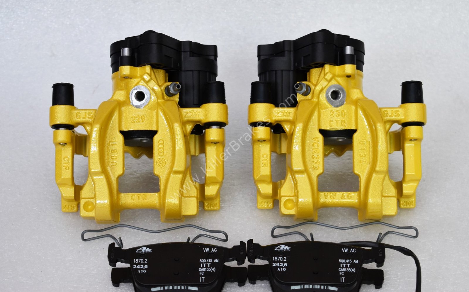 Rear Golf 7 R Audi S3 8v Calipers Yellow upgrade for Gti A3 NEW