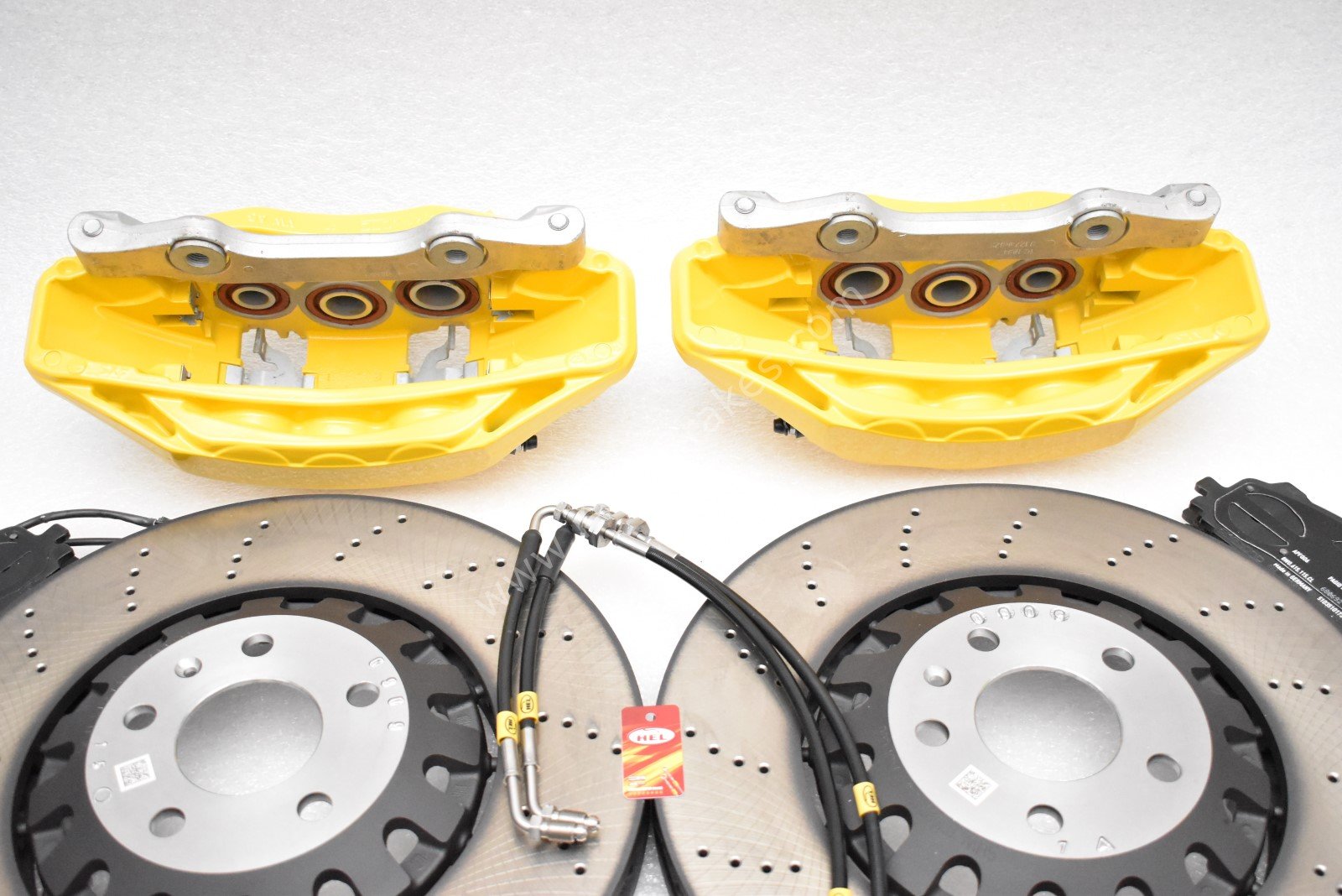 Audi A4 S4 A5 S5 Rs4 Rs5 B9 A6 C8 Front Brake Kit 375x36mm Yellow New