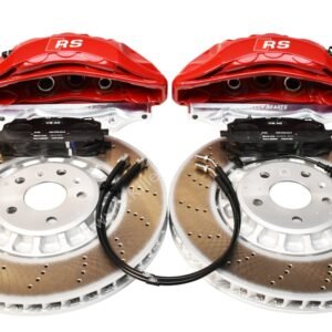 Front Audi Rsq3 F3 Brake Kit Akebono 6pot Red 374x36mm New