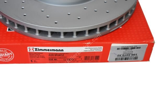 Audi S4 S5 B9 Audi A6 C8 Zimmerman Front Brake Discs 100.3373.52 350x34mm