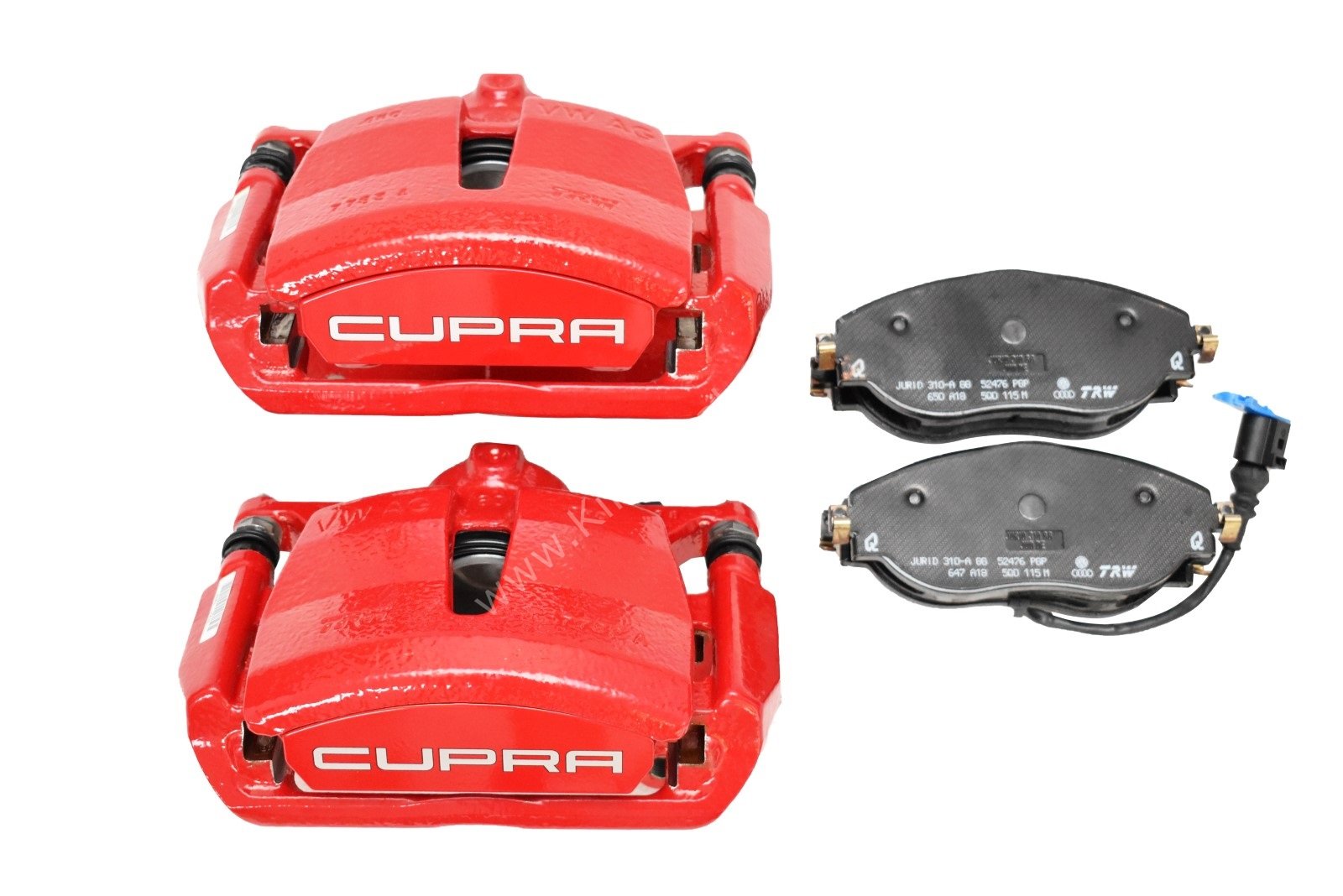 Front Golf 7 GTI R Seat Cupra S3 8v Brake calipers Red New