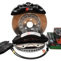 Front Audi Rsq3 F3 Rs3 8Y Brake Kit Akebono 6pot Black 374x36mm New