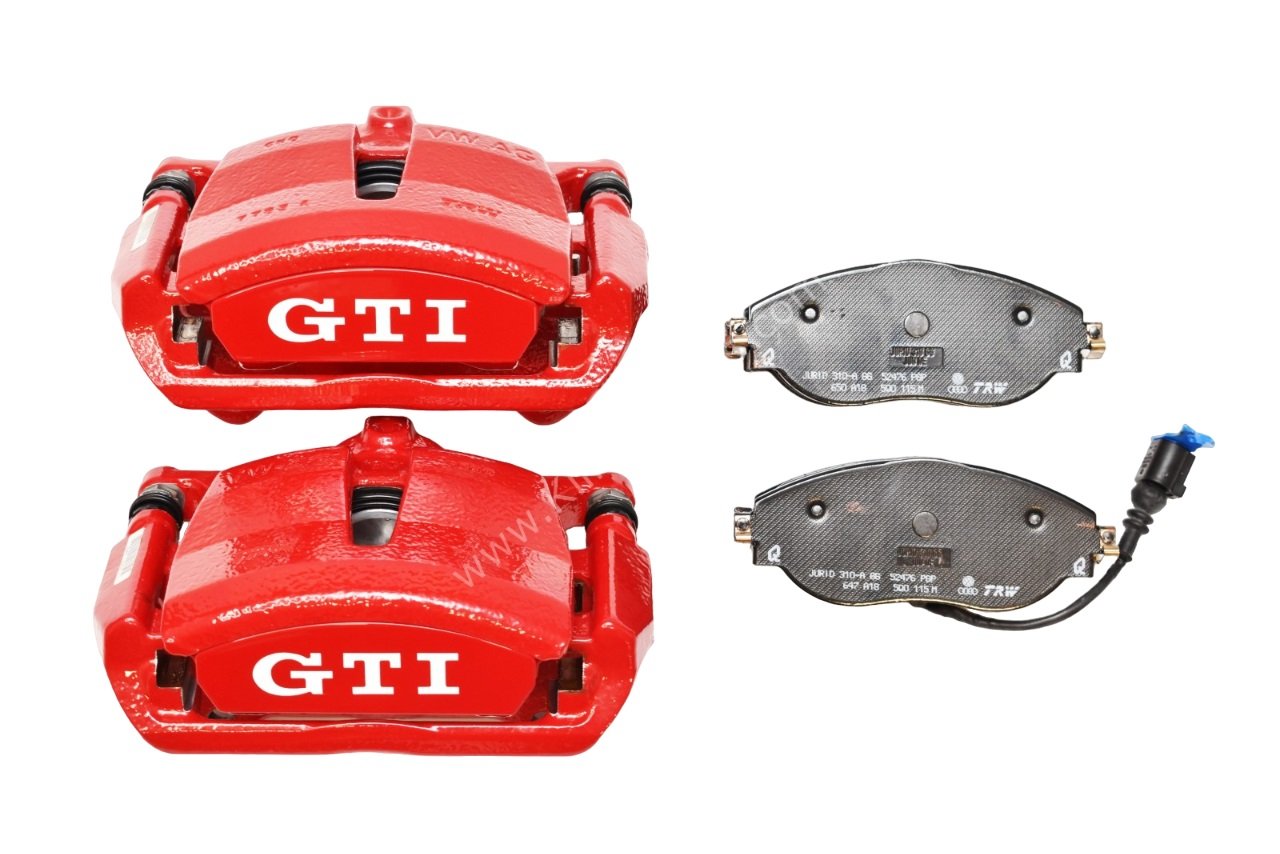 Front Golf 7 GTI R Seat Cupra S3 8v Brake calipers Red New