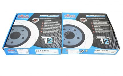 Front DBA 2808S Brake Discs 345x30mm T2 Slotted New
