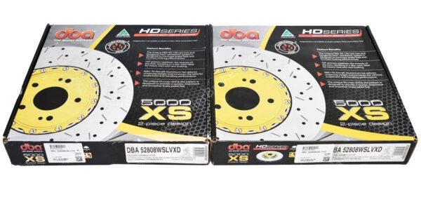 Front DBA52808WSLVXD Brake Discs 345x30mm 2-piece 5000 series Drilled New