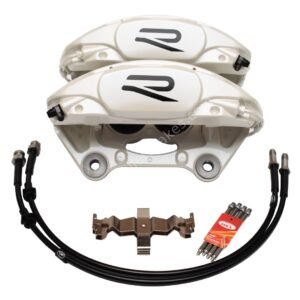 Porsche Macan Brembo 4pot Calipers 95B615123F 95B615124F MQB Direct Upgrade with Lines NEW