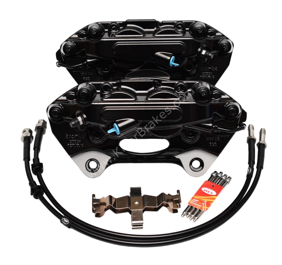 MQB Brake Kit Porsche Macan Brembo 4pot DBA 345x30mm Slotted discs NEW with color/logo options 9 MQB Brake Kit Porsche Macan Brembo 4pot DBA 345x30mm Slotted discs NEW with color/logo options Porsche Macan Brembo 4pot Calipers 95B615123F 95B615124F MQB Direct Upgrade with Lines NEW