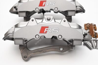 Front Audi TTRS 8S RS3 8v Ceramic Calipers 8v0615107E 8v0615108E Brembo 8pot NEW with storage signs