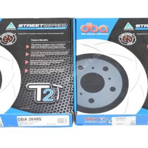 Rear Audi S6 S7 Rs7 4G DBA 2849S Brake Discs 356x22mm T2 Slotted New