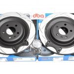 Rear brake upgrade 356x22mm DBA Slotted Brake Discs Golf 5 6 7 8 R20 Gti R R32 Audi S3 8v 8p 8Y