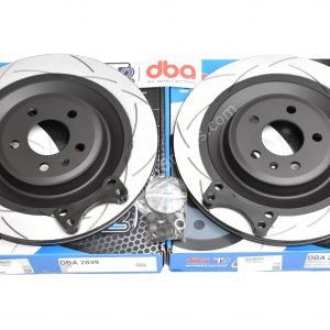 Rear brake upgrade 356x22mm DBA Slotted Brake Discs Golf 5 6 7 8 R20 Gti R R32 Audi S3 8v 8p 8Y