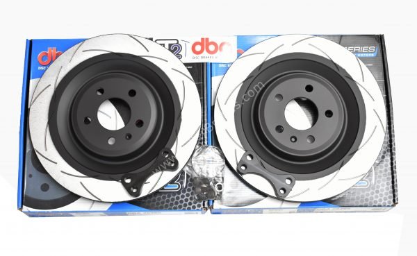 Rear brake upgrade 356mm Round DBA Slotted discs Golf 5 6 7 R20 Gti R R32 Audi S3 8v 8p