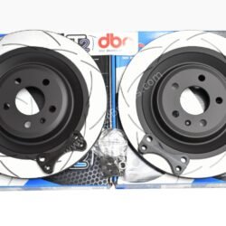 Rear brake upgrade 356mm Round DBA Slotted discs Golf 5 6 7 R20 Gti R R32 Audi S3 8v 8p