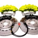 Audi TTRS 8S FL Brakes Brembo 8Pot Calipers 370x34mm Round Brake Discs Green Acid-1