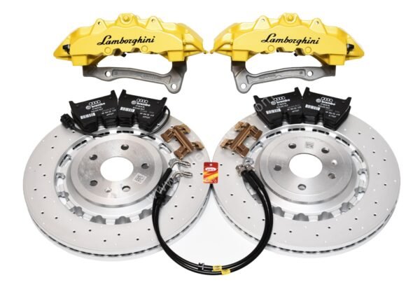 Audi TTRS 8S FL Brakes Brembo 8Pot Calipers 370x34mm Round Brake Discs MQB upgrade NEW