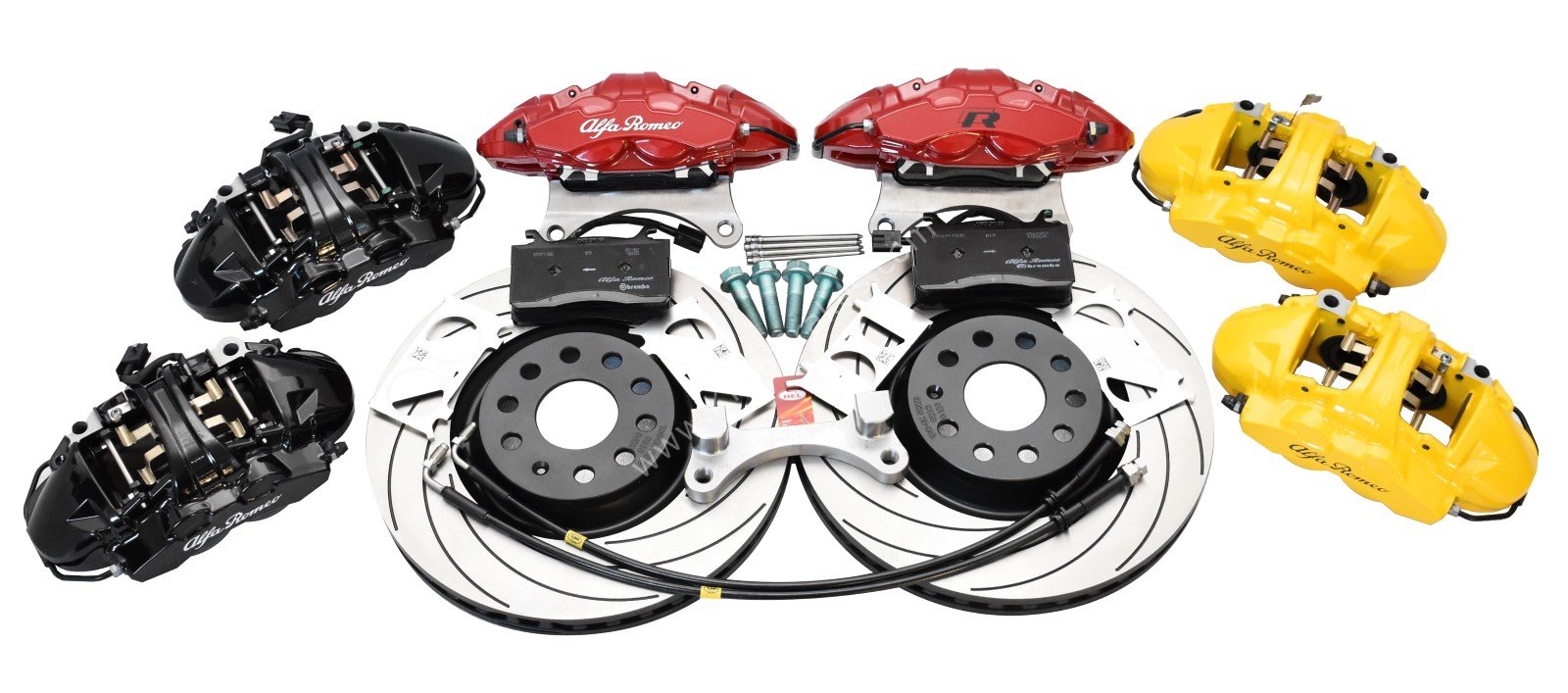 MQB Alfa Romeo Giulia Stelvio Brembo 4pot Tarox F2000 Brake Kit