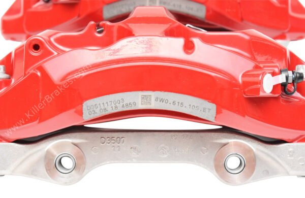 Audi RS4 8W RS5 F5 B9 Brake Calipers Saddles 8W0615105AK 8W0615106AK Red New