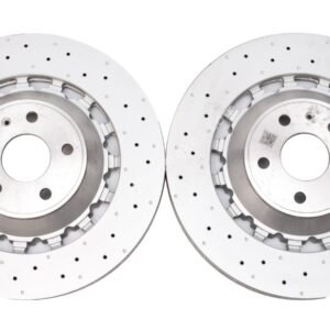 Audi Rs3 8v FL Sportback 8V0615301S Pair Round Brake Discs 370x34mm NEW