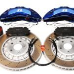 Front Audi Rsq3 F3 Brake Kit Akebono 6pot Lapiz Blue 374x36mm New