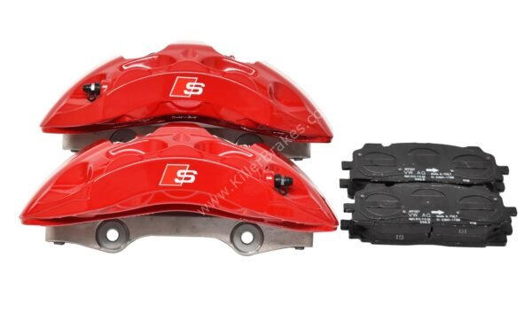 Audi S4 8W S5 F5 Brake Calipers Saddles Brake Pad 8W0615105EE 8W0615106EE 6pot Red New