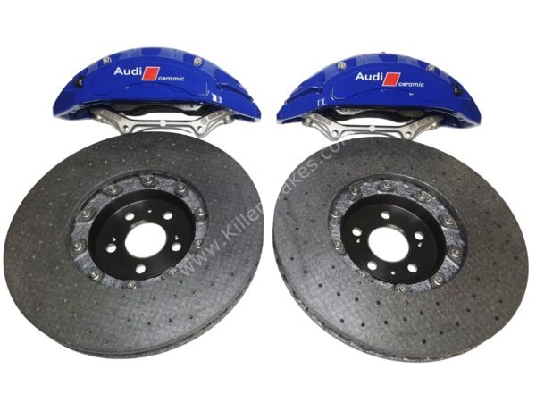 Audi Rs4 RS5 B9 Front Carbon Ceramic Brake Kit 400x38mm NEW Color Blue